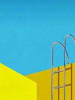 Minimale Kunst Hinter dem Schwimmbad