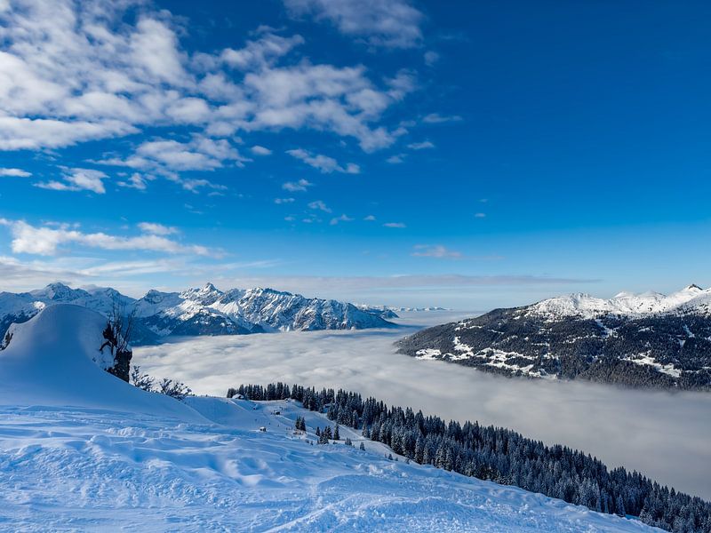 Winterlandschaft im Montafon von Dirk Rüter