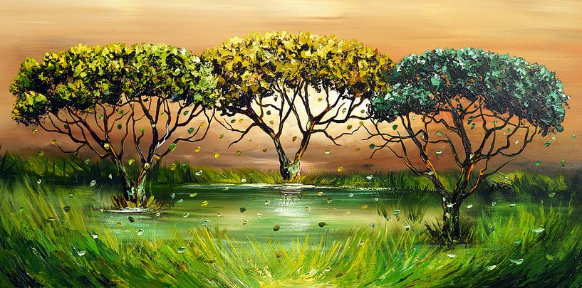 Green Nature von Gena Theheartofart