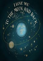 Ich liebe dich bis zum Mond