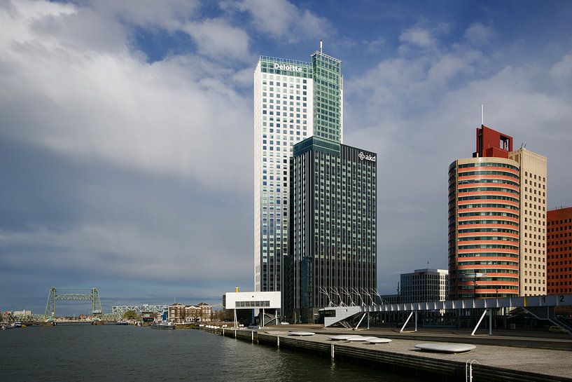 Kijkje vanaf de Erasmusbrug par Alice Berkien-van Mil