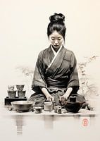 Cérémonie traditionnelle du thé