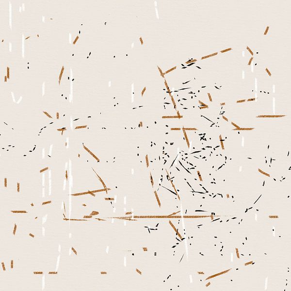 Nachtgedanken 4 | Abstrakter Minimalismus von Menega Sabidussi