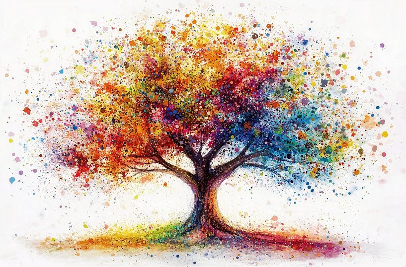 Glücksbaum des Lebens von Danny van Eldik - Perfect Pixel Design