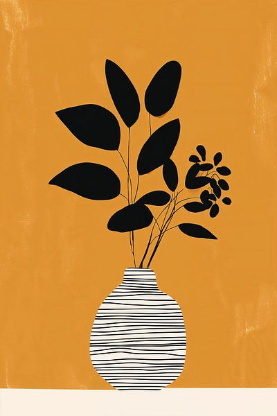 Botanical Illustration in Black and White by Studio BB