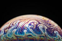 Planet soap bubble