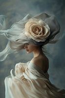 Schönheit in beigem Tüll Nr. 1