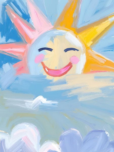 Fröhliche Sonne von Kim Karol / Ohkimiko