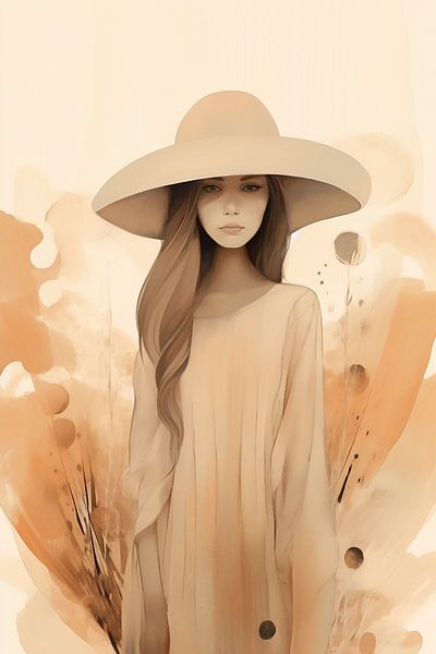 Taupe by ARTEO Paintings