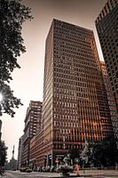 Zuidas Amsterdam Sonntagmorgen