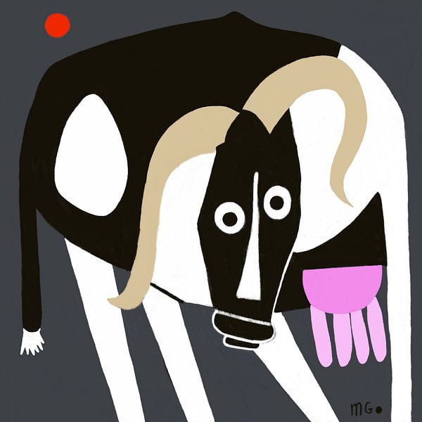 Dutch cow. Creamery van Martin Groenhout