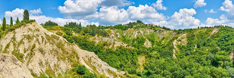 Toskana Landschaft Italien im Panorama von eric van der eijk