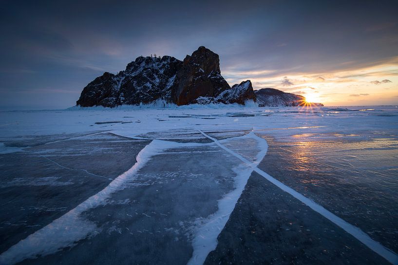 Cape of Khoboy, Baikal, Russia. by Sven Broeckx