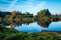 Twiske avec de l’eau miroir