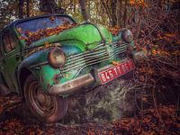 Renault verte vintage