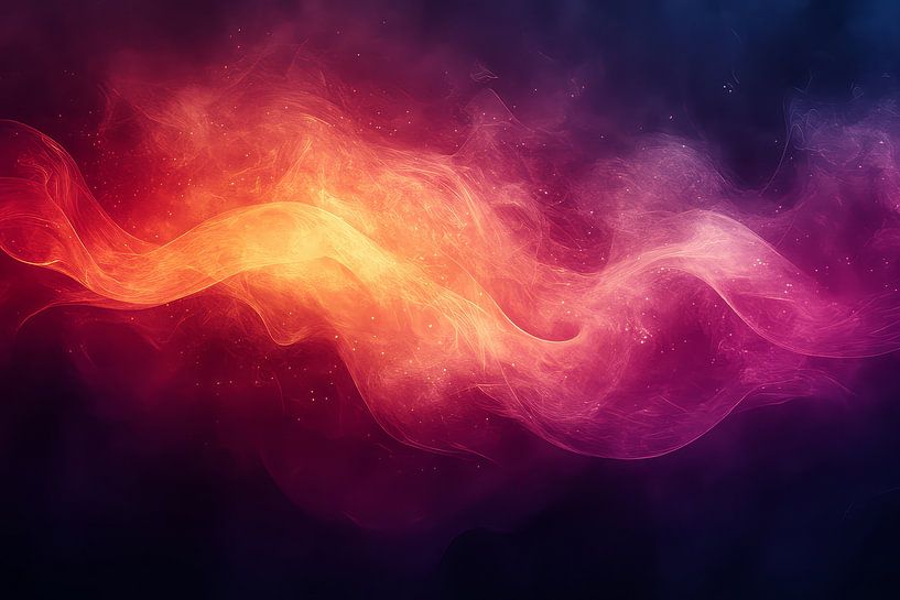 spirituelle Malerei abstrakte Farbe von Egon Zitter