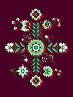 Scandinavian floral design