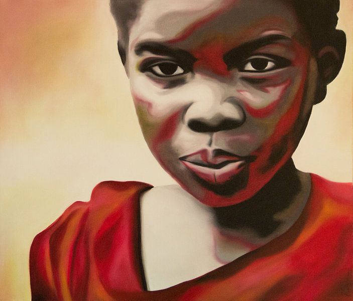 Fille africaine par anja verbruggen