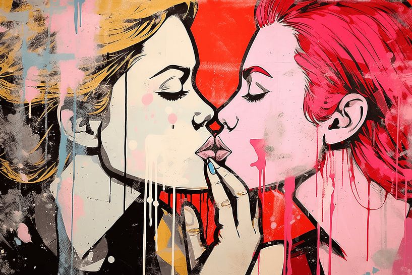 Das Malen der Dualität von Art Lovers