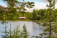 Chalet suédois sur le lac