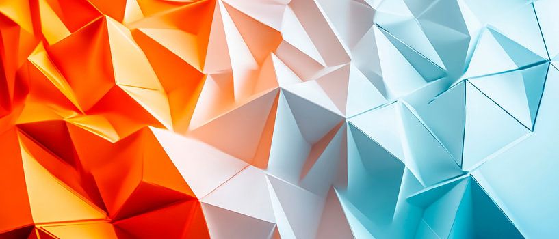 Farbige geometrische Musterstruktur von Poster Art Shop