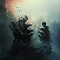 die Hände, die die 'Zukunft tragen