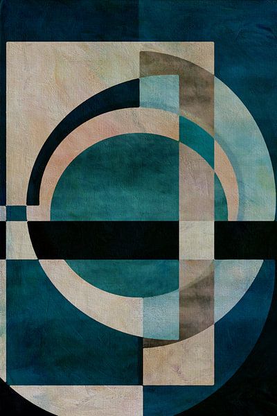 Geografische Figuren aus der Jahrhundertmitte Nr. I von Jan Keteleer