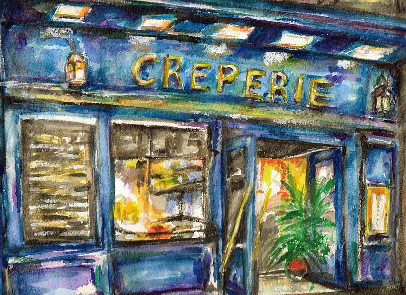 Crêperie or in Paris by Ineke de Rijk