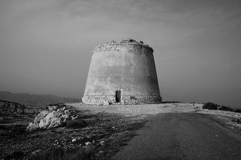 Ruines sur une montagne par Wytze Plantenga