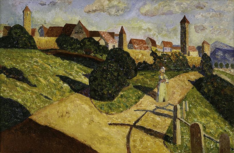 Altstadt II, Wassily Kandinsky von Meisterhafte Meister