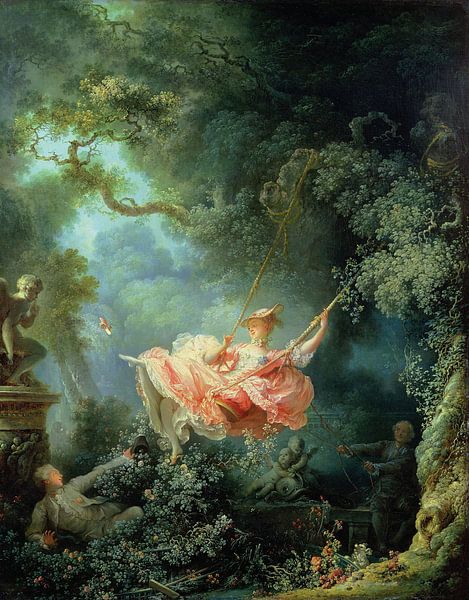 Happy Accidents on the Swing, Jean-Honoré Fragonard by Masterful Masters