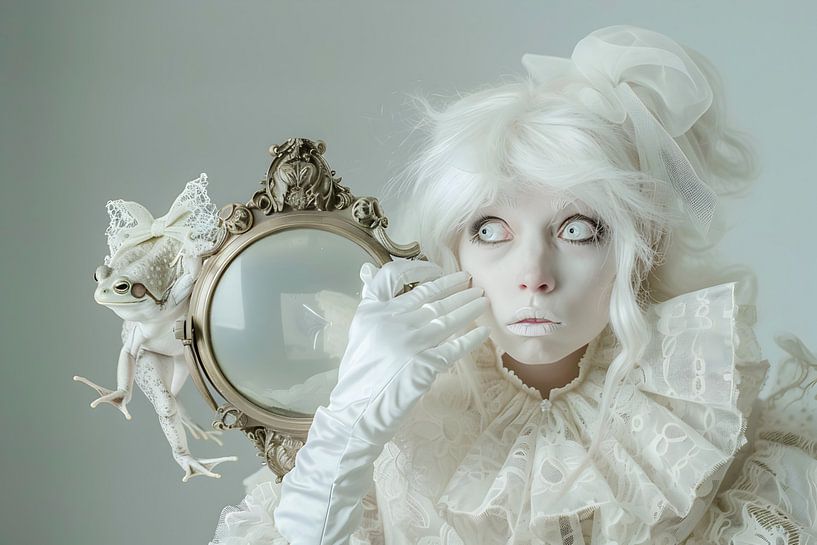 Hinter dem Spiegel. von Heike Hultsch