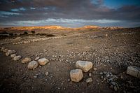 Soirée sur le désert en Israël
