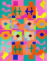 Motif néon péruvien