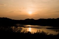 A lake in Dutch dunes