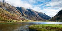 Glencoe pass in the Scottish highlands