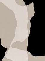 Formen 5 | Neutral & Schwarz Abstrakter Minimalismus