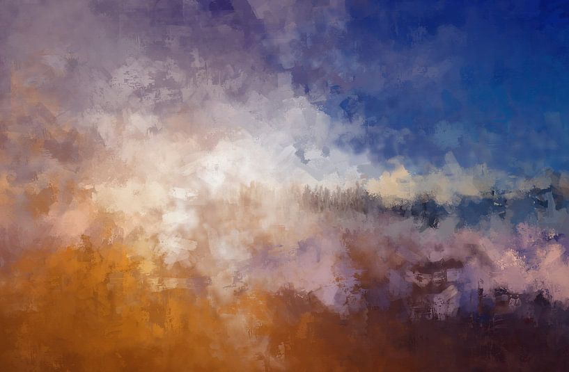 Paysage marin abstrait - Océans et mers par MadameRuiz