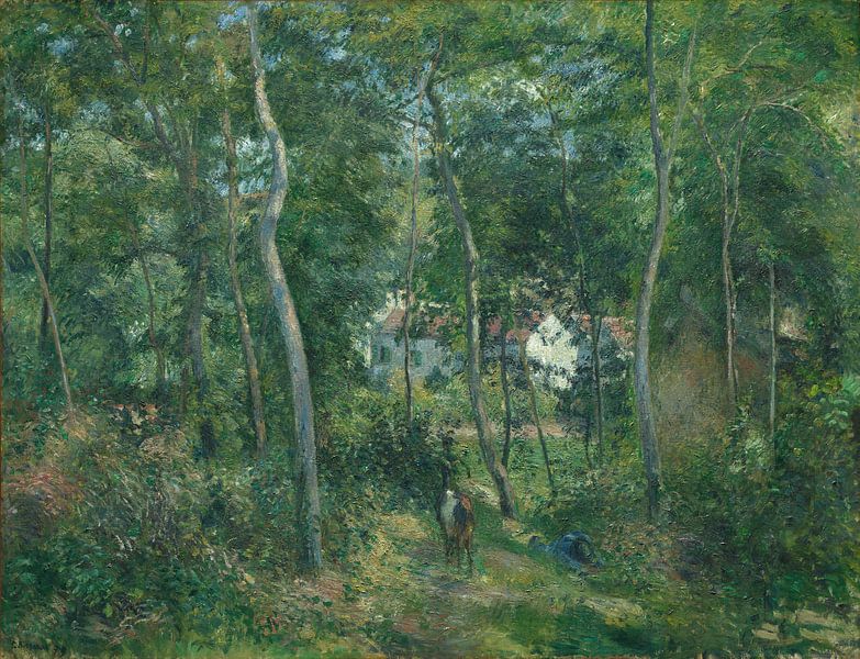 Waldrand bei L'Hermitage, Pontoise, Camille Pissarro von Meisterhafte Meister