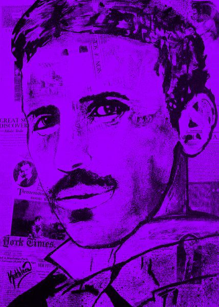 Nikola TESLA  by Kathleen Artist Fine Art