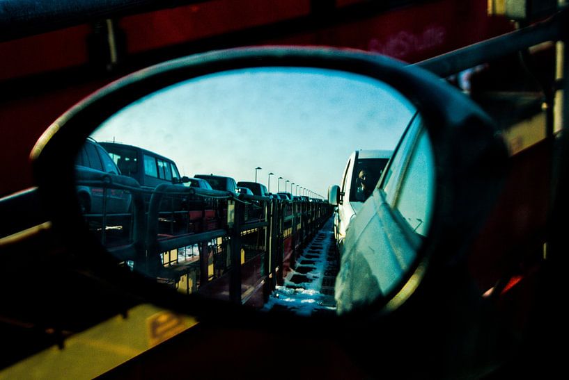 Dans le train-auto pour Sylt par Norbert Sülzner