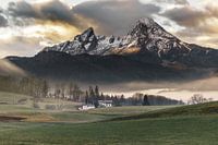 Mighty Watzmann Mountains in the Berchtesgadener Land