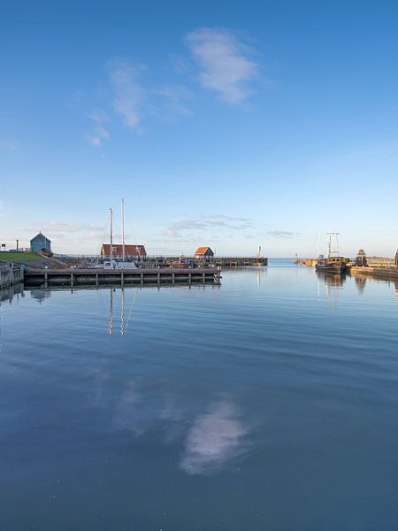 De haven van het Friese havenstadje Hindeloopen begin december 2018 by Harrie Muis