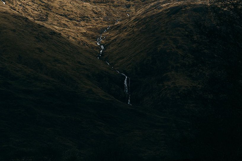 Waterfall Scottish Mountains by sonja koning
