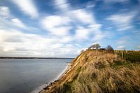 Holnis cliff in the wind