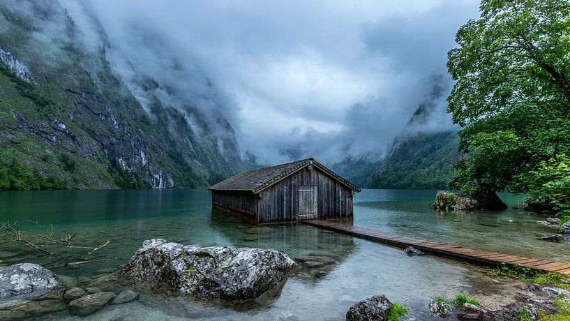 Bootshaus Obersee, Deutschland von Bob Slagter