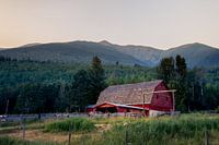 Kanadischer Bauernhof auf dem Land