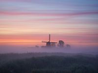 Mill in the mist (North Holland)