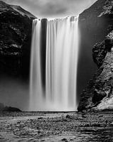 Skogafoss waterfall , long shutter speed