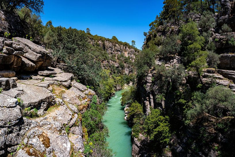 Green Canyon - Türkise Schlucht bei Antalya von Photo Art Thomas Klee